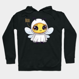 Kawaii Halloween Ghost Boo Bee Hoodie